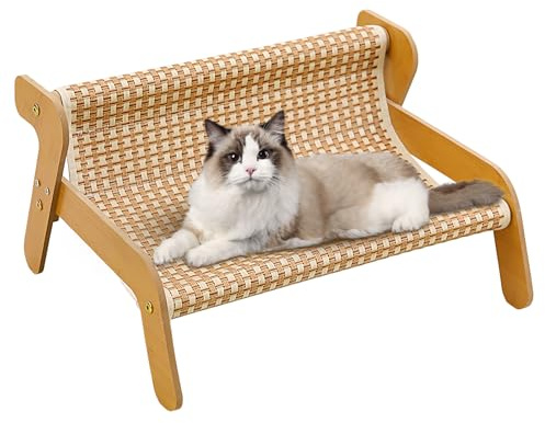 Kratzmöbel für Katzen | Höhle und Kratzbrett Luxus | Sofa aus natürlichem Sisal | Stabiler und komfortabler Ruheplatz zum Schutz von Sofas | XXL 54 x 44 x 28 cm | für Kätzchen und Erwachsene