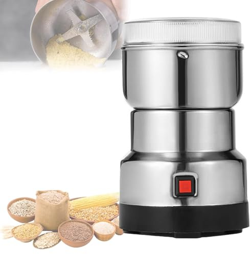 Molino Multifunción Smash Machine, Molinillo Eléctrico De Alimentos De 150 G Con Cubierta Protectora Transparente, Potencia De 550 W, Molienda Rápida, Cuchilla De Acero De 4 Hojas, Para Granos De Café