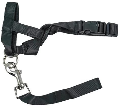 Sipets ® Dog Head Collar with Soft Padded, No Pull Head Harness to Stop Pulling on the Lead, Leader for Medium Large Dogs, Anti Pull Adjustable Training Head Halter Collar (Medium)