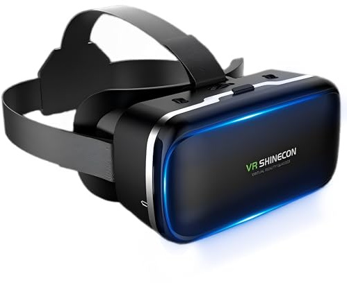 FIYAPOO Gafas de realidad virtual 3D para juegos interactivos, películas y contenido 3D