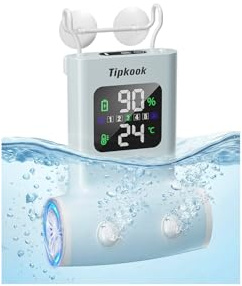 Tipkook 13000mAh Rechargeable Bathtub Bubble Jet for Home Bath（Bath） | LED Digital Display, 5 Adjustable Flow Speeds & 3 Bubble Modes, Cordless Design, Soothing Bubble Maker For Bath Relaxation