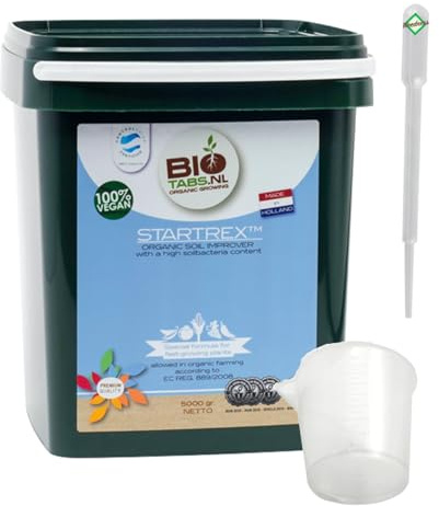 Weedness BioTabs Startrex 5000 g – Substrat organique enrichi pour culture biologique intensive