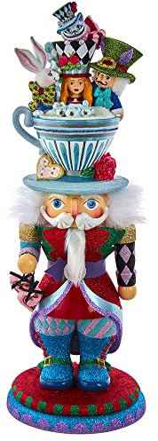 Kurt S. Adler 18-Inch Hollywood Alice Teacup Hat Nutcracker