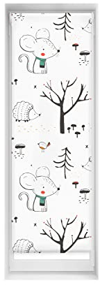 Blindecor Easy estores sin taladrar Estampados - Estor translúcido Estampado Digital, Into The Wood, 55 x 150 cm (Ancho por Alto). Tamaño de la Tela 52 x 145cm