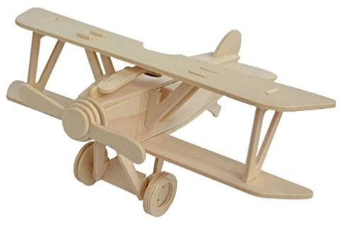 DEARMAMY For Creative Craft Puzzle Airplane Puzzles for Model Airplane Kit Aircraft Wood Puzzle Wood Kit Unfinished s Diy Kits Toddler