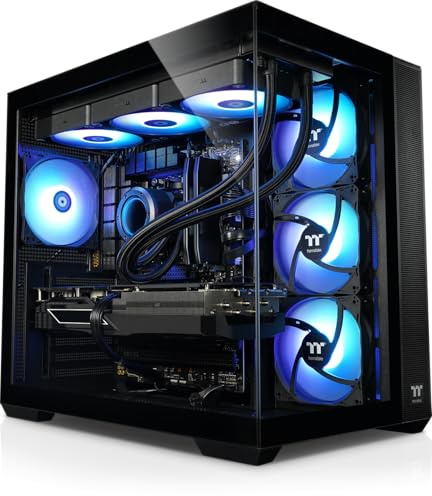 Kiebel Gaming PC Hydra IX, AMD Ryzen 9 9900X, 64GB DDR5-6000, Geforce RTX 5090 32 GB GDDR7, 2TB M.2 SSD, WLAN, Bluetooth, Windows 11 [187214]