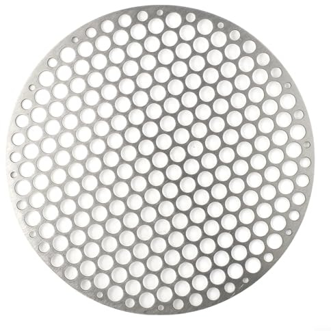 BlesConi Rundes Grillnetz, Kühlgitter zum Backen, Grillmatte, Backgeschirr, Grillrost, Kühlung, Braten, Drahtgitter für Outdoor-Kochen, Backen, Dämpfen (30 cm)