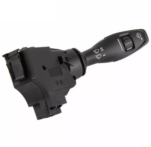 GLFLOW Palanca del limpiaparabrisas del interruptor de la columna de dirección para Ford Fiesta Mk6 2008-2017 Reemplazo OEM 1537625 8A6T-17A553-AC Negro