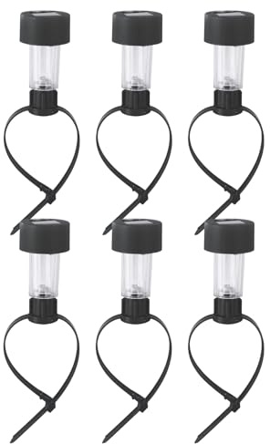 Yplkm Luces Solares Para Piscina Exterior 6 Unidades,Juego De 6 Lámparas Para Terraza | Luz Impermeable Ajustable con Banda para Iluminación Exterior de Terraza Estanque Jardín