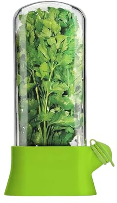 HINAYOSAN Caja de almacenamiento transparente para plantas, herramienta de conservación de plantas, práctica botella de verduras, taza adecuada para cocinar en casa