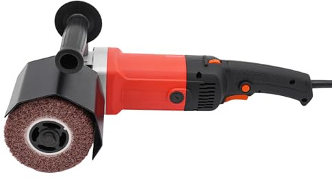 Schleifmaschine Drahtziehmaschine,2200W Elektrische Bürstenmaschine,3000RPM Drahtziehmaschine mit einstellbarer Geschwindigkeit, 6 Gänge,Polieren