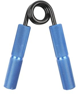 LIXSAZSE Pinzas de mano Unisex anodizado 150lb tipo A gimnasio antioxidante galvanizado muñeca desarrollador de músculos la mano suministros Fitness, Azul