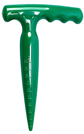 Attrezzo da giardinaggio Dibbler - Attrezzo manuale ergonomico per semina, scavatore di fori per piante per trapiantare pomodori cetrioli in vaso, accessorio per piantare giardiniere in serra per aiuo
