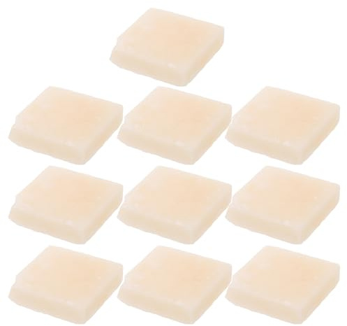 SOLUSTRE 10pcs Outdoor Fire Starter Cubes Solid Wax Kindling Blocks for Camping BBQ Fireplace Emergency Survival Cooking