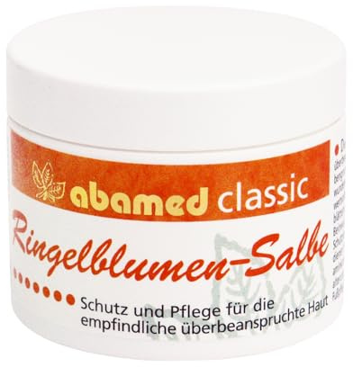 abamed Ringelblumen-Salbe Classic, 100 ml | Calendula, Hamamelis, Allantoin, regenerierende Pflege