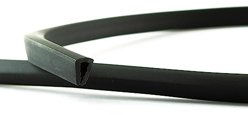 Eutras Edge Protection KSO4006 Edge Protection Strip – Split 2.0 mm – Black – 3 M, Black, 2202