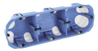 BLM - Boîte d'encastrement - Lot de 5 Boîtiers d'encastrement triple NO AIR Ø67x40mm
