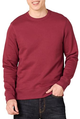 Amazon Essentials herr Fleecetröja med rund hals (finns i stora och långa)
