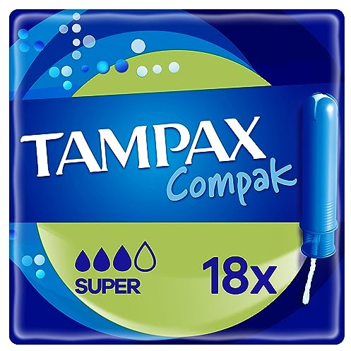 Tampax Compak Super, PCS, 18 each