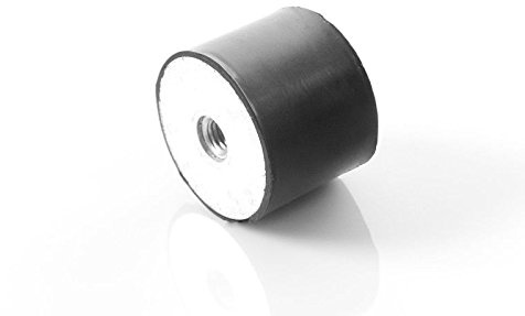 Maschinenfuß Möbelfuß Gummi-Metall-Element mit einseitigem Innengewinde Typ E (M12 x 12, 75 x 40)