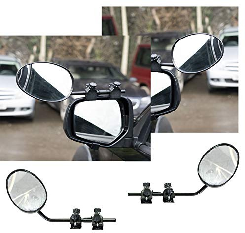 UKB4C Pair of Convex Caravan Car Extension Towing Mirrors fits A4 A5 A6 A7 A8 Q3 Q5 Q7