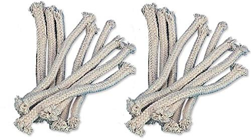 OnTheMove 18 Stück Ersatzdochte für Gartenfackel Bambusfackel Fackel Öllampe