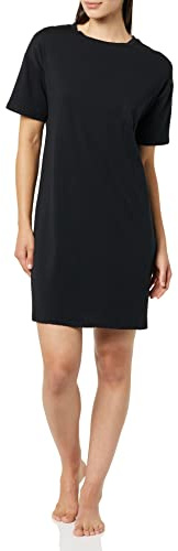 Amazon Essentials Damen Strick Jersey Sleep Tee Nachthemd, Schwarz, XL