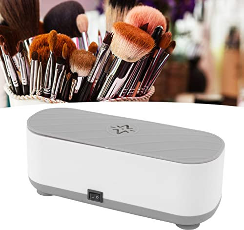 Zerodis Limpiador de Joyas por Ultrasonido, MáQuina de Limpieza de Piezas de Limpiador SóNico con Temporizador Digital para Limpiar Anillos, Gafas, Monedas, Collares