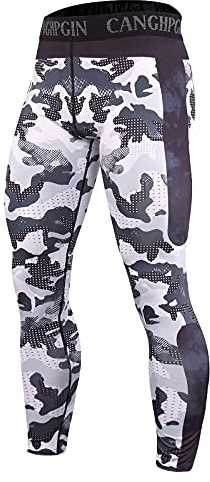 Beokeuioe Legging collant pour homme et homme - Legging long d'hiver chaud pour homme - Pantalon de compression respirant - Pantalon de cyclisme en polaire - Pantalon de compression, b gris, XL