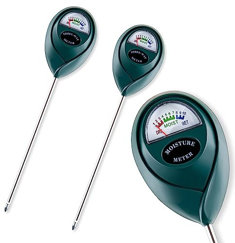 Tennedriv Green Soil Moisture Meter for House Plants, Plant Water Meter,Plant Moisture Meter for House Plants and Outdoor Plants, No Batteries Required