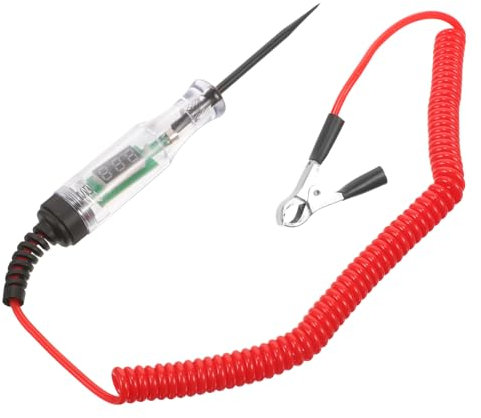 SOLUSTRE Autobatterietester elektrischer Tester mit Federdraht Stromtester Hochleistungs-Auto-Stromkreistester Drahttester Elektrowerkzeug Schusslinie Erkennungsstift Bleistift testen