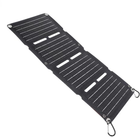 40W Monokristallin Vikbar Solpanel Snabbladdning Dubbel USB Utomhusladdning, Bärbar Lätt Solcellsladdare för Utomhusresor