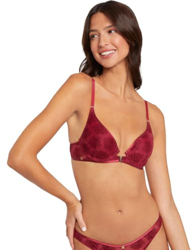 Morgan - Soutien-Gorge Ampliforme Coques moulées ALIXA - Rouge - 90A - Femme