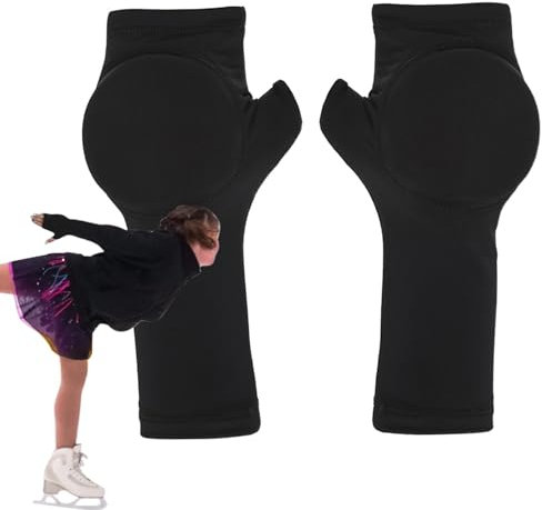 Eiskunstlaufhandschuhe für Mädchen, Eiskunstlauf-Handflächenmatten-Abdeckung, Eiskunstlauf-Handschuhe, Handprotektor, Eissport-Hülle für Kinder und Erwachsene