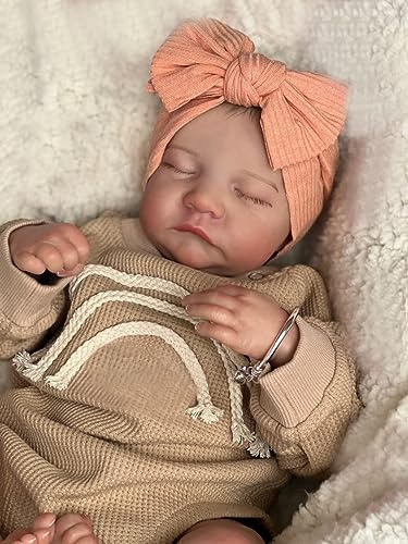 Muñecos Reborn Niña Levi Bebe Reborn Originales Muñecas de bebé Realistas de 18 Pulgadas con Vinilo Suave Hecho a Mano bebé Real
