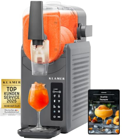 KLAMER Slush Maschine 2,6 Liter, macht mehrere Portionen Slush ohne Eis