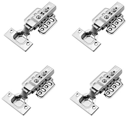 YUSSEQDD 4 paket/los Weiche Scharniere Für Installation Schrank Scharniere Tür Passt Besta Release Taste Für Scharniere Schrank Türen, B