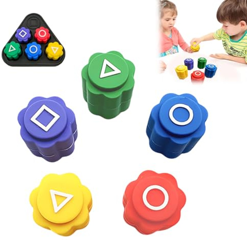 LAKJUOZ Squid 2 Gonggi Korean Game Traditionelles Korean Gonggi Spiel Set Gonggi Jack Koreanisches Stones Spiel Squid Game Spiel Handspiel Für Kinder Und Erwachsene Mit Dreieckiger Basis