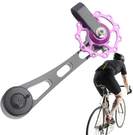 Sionhiuo Tendeur de Chaîne Monovitesse,Guide de Tension pour VTT Monovitesse | Performance Silencieuse pour Cyclistes Hommes Femmes Passionnés de Vélo