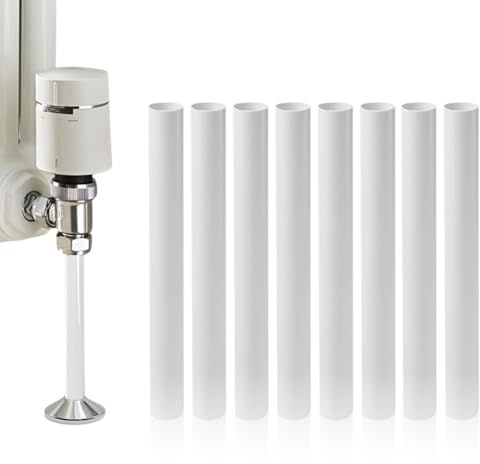 Marco Paul 8pk White Radiator Pipe Covers Snap On Plastic Radiator Collars