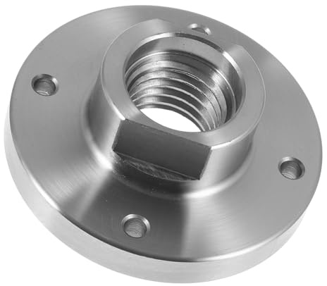 SEWACC Steel Wood Lathe Faceplate Chuck Adapter Four Replacement Backplate for Versatile Woodworking Lathe Projects
