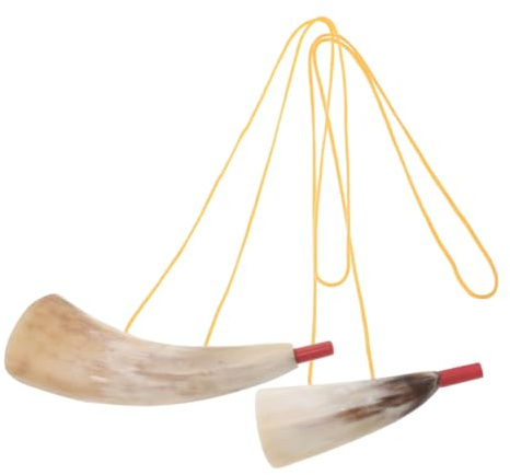 YARNOW 2 Piezas De Suministros Para Fiestas Piratas Trompeta Vikinga Cuerno De Animal Cuerno Pirata
