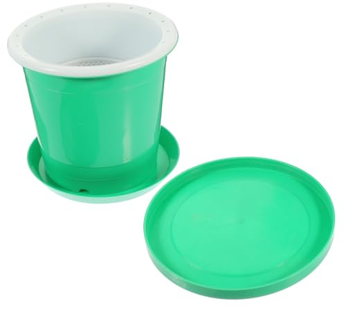 Anneome Contenitore Germogliatore Cilindrico per Orto Domestico Vaso Piantatore Ventilato Riutilizzabile e Resistente per Coltivazione Germogli e Piantine in Casa e Balcone