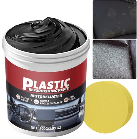 Restaurateur de garnitures noires pour voitures, restaurateur de plastique et anti-rayures pour l'intérieur et l'extérieur, revêtement céramique durable pour pare-chocs, tableau de bord (1pcs)
