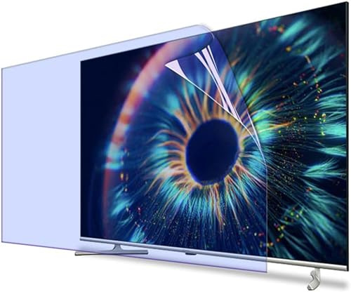 asdchZen 60-70 Inch Tv Screen Protector, Ultra-Clear Anti Blue Light Anti-Scratch/Dust/Anti-Fingerprint Protectors Film Relieve Eye Fatigue, For Lcd, Led, Oled & Qled 4K Hdtv,60Inch,65INCH