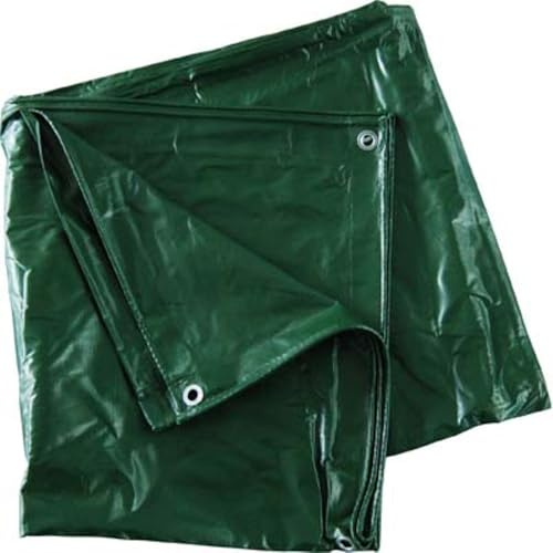 1 PZ TELONE OCCHIELLATO PVC VERDE EFFE GR/MQ 280 MT 6X8