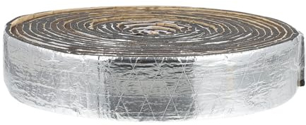 POPETPOP Bande Adhésive en Coton Isolant Phonique 5 Mm Épaisseur 0,05 X 10 M Panneau Thermique Aluminium Insonorisation Moteur Voiture Insonorisé Protection Anti-bruit Bruit Automobile