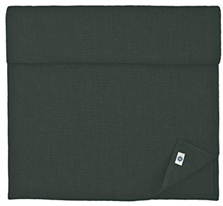 Linen & Cotton Tischläufer Hygge, 100% Leinen - Schwarz, 40x300 cm | Rechteckig Stoff Tischband, Stoff Läufer Tisch Lang für Home Esstisch Restaurant Hotel Party Deko Sommer Ostern Weihnachten