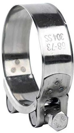 Liujiami 1-5Pcs 304 Acier Inoxydable Outils à Main Pince de Tuyau Boulon en T Pince Lourd Devoir Tuyau Pinces à Essence Serre Joints a Tuyaux Automobile et Eau Approvisionnement Application