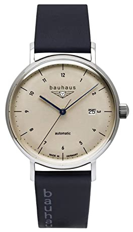 Bauhaus Classic Montre Homme Analogique Automatique avec Bracelet Cuir 2152-5